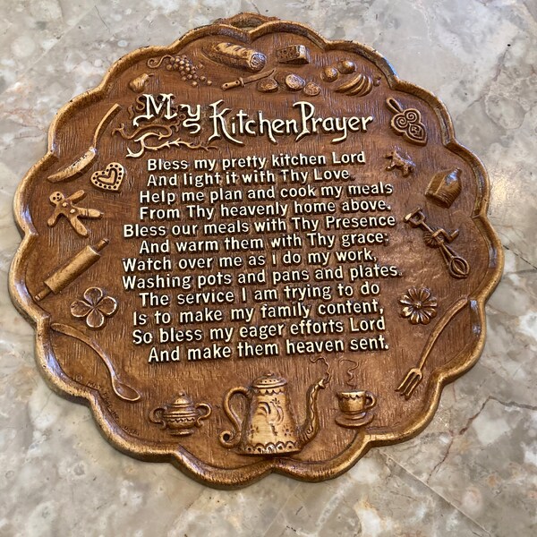 Kitchen Prayer Etsy