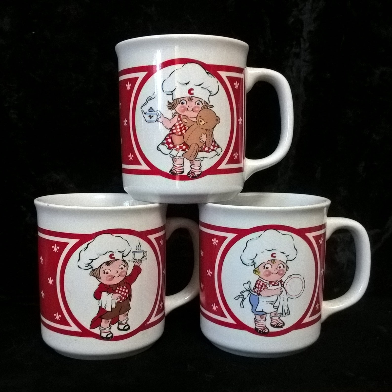 Campbell Soup Mugs Set of 3 Etsy