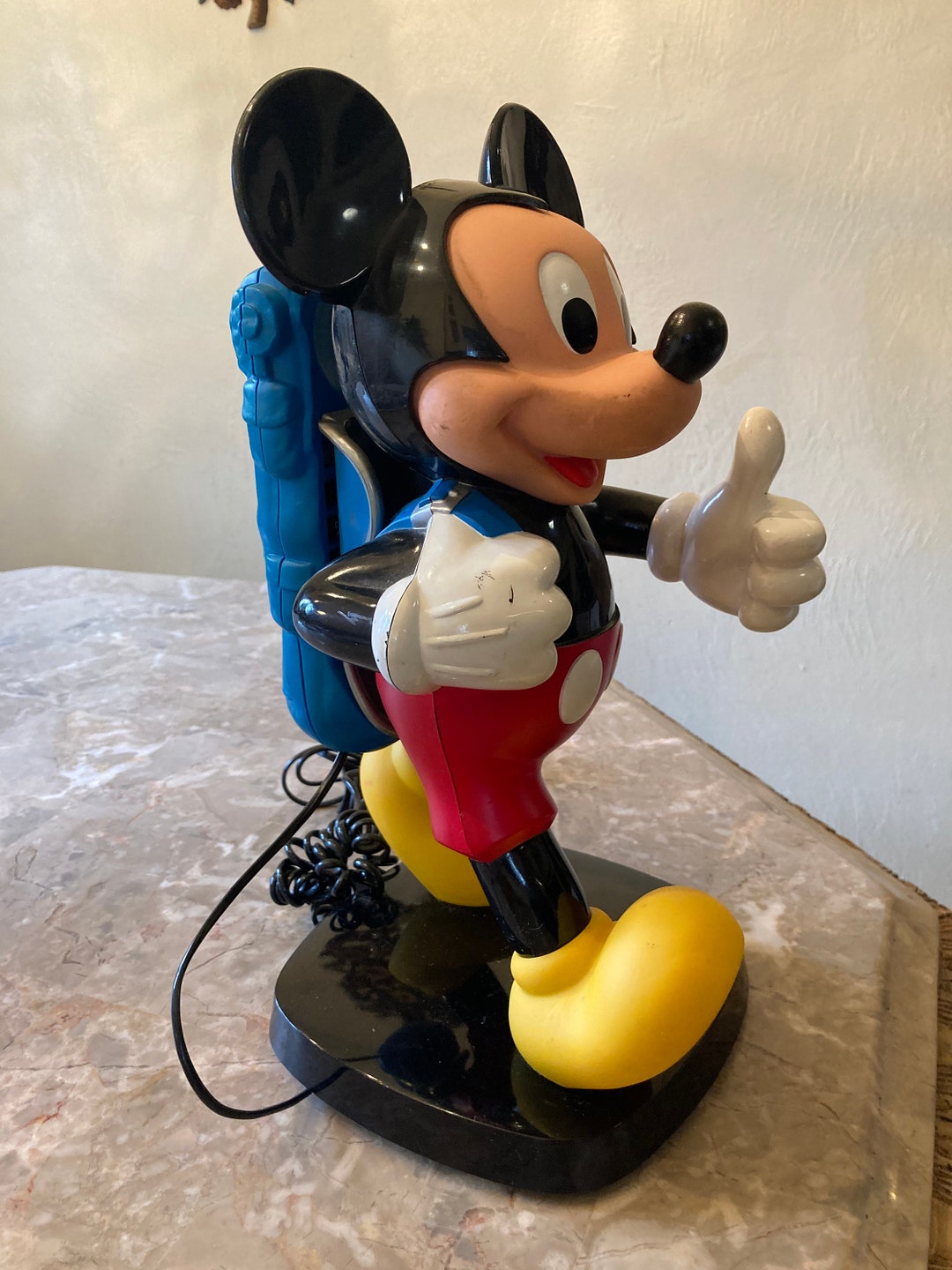 THＥ ＭIＣＫＥＹ ＰＨＯNＥ！ 1980s Backpack Mickey Mouse Touchtone Telephone by Tyco - Etsy