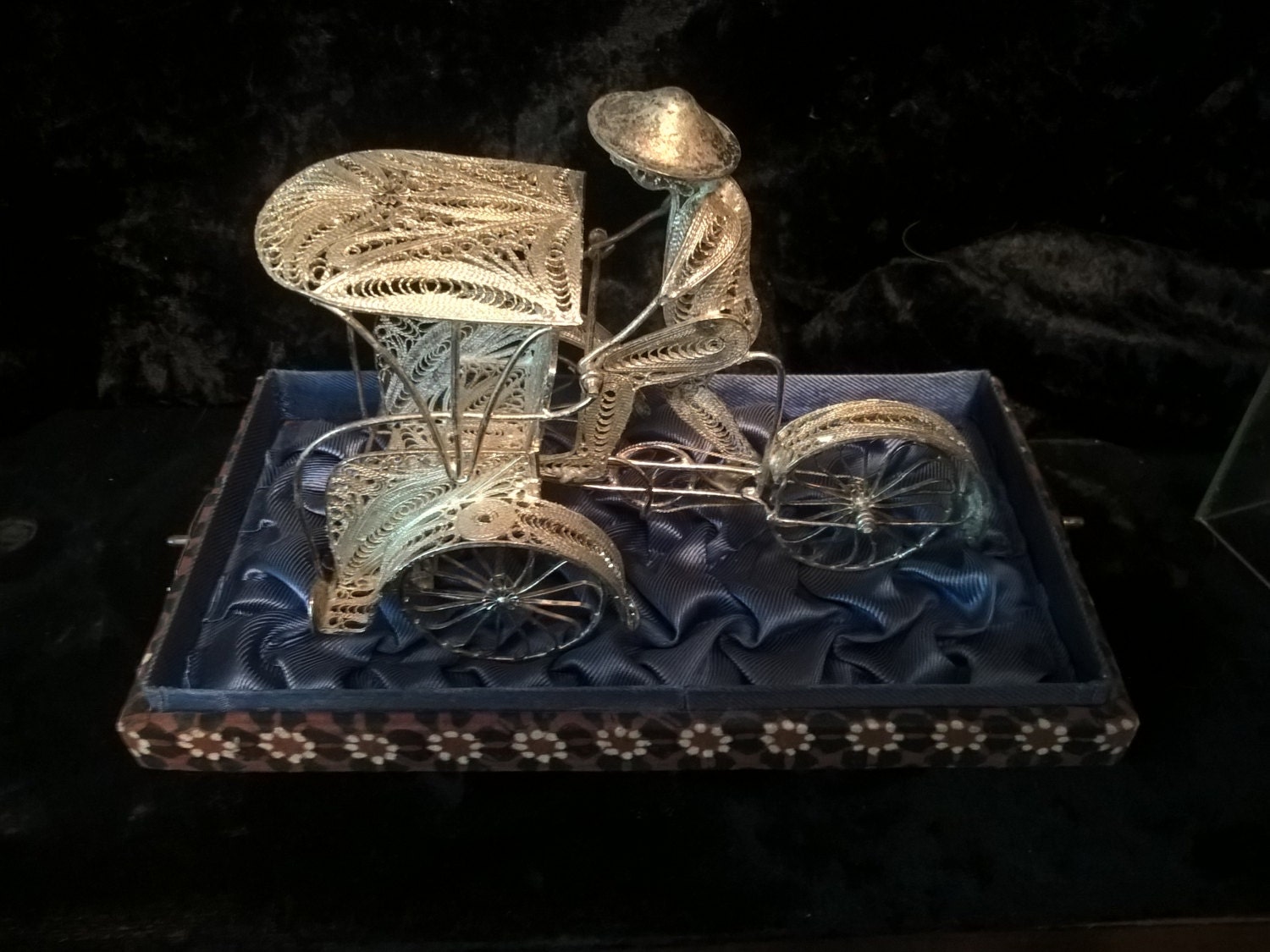 Rickshaw in Silver Filigree - Etsy