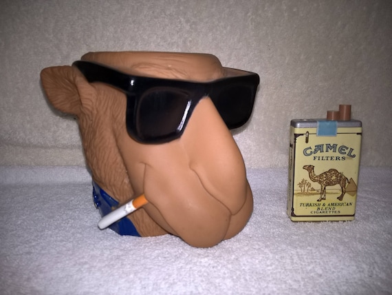 camel cigarettes sunglasses Vintage NOS Visor w/ Built in Sealed Advertisement Joe Camel Was Essentially Banned