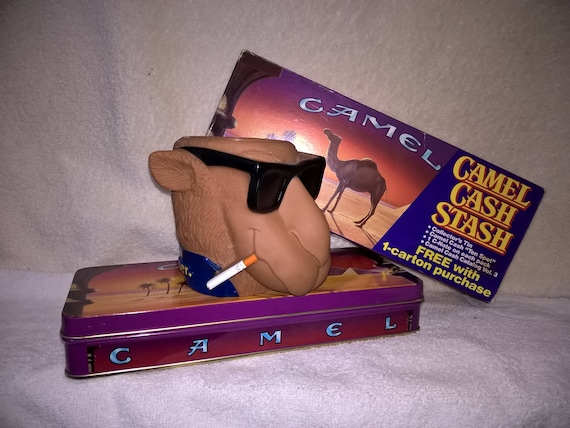 Camel Collection Camel Collectibles Drink Holder and Tin | Etsy