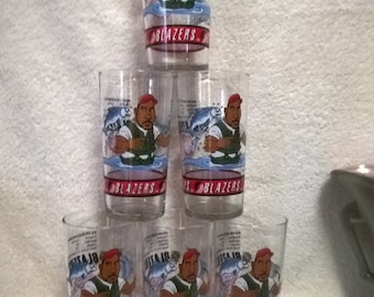 Trailblazer Glasses 92 - 93 Kevin Duckworth Set of 6