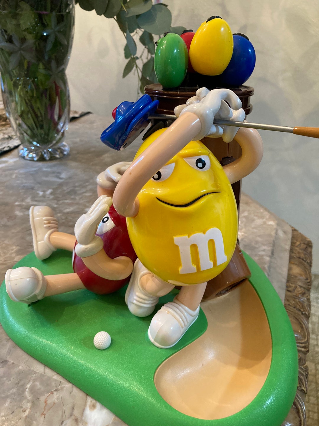 M&M's Puttin' Blue Candy Dispenser - Golfing Blue M&M 