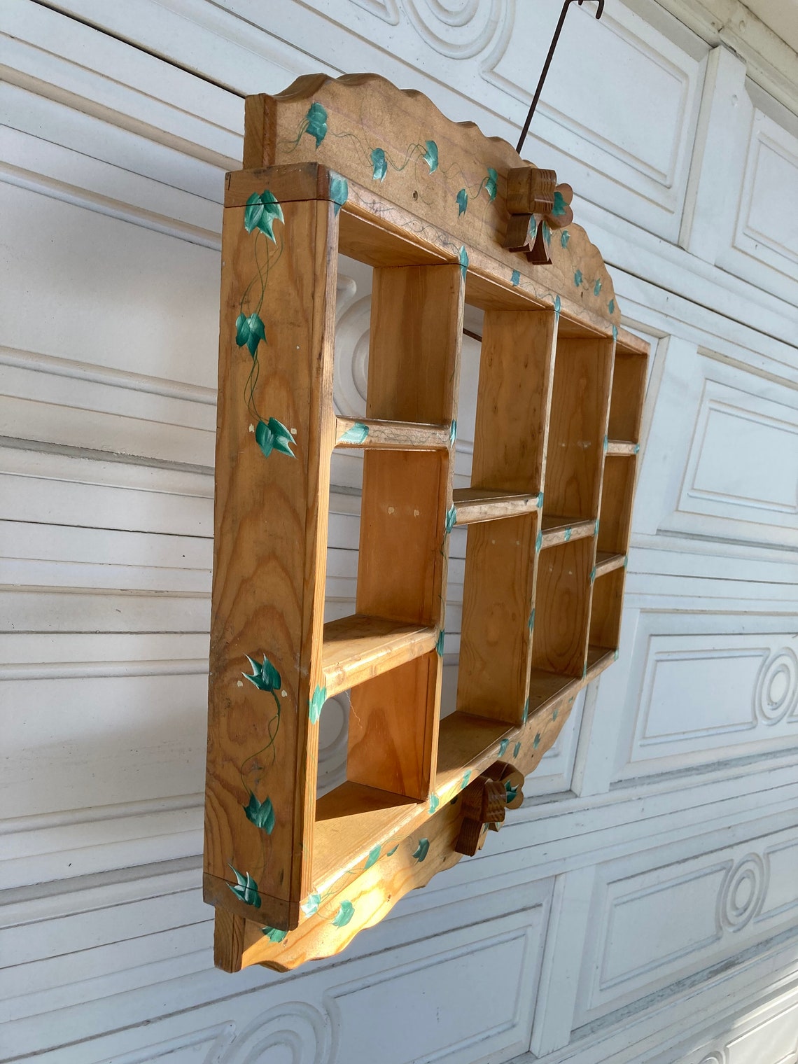 Knick Knack Wall Shelf 30 Wide X 26 Tall Solid Etsy