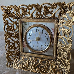 Ormolu Gold Clock by Globe