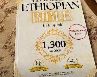 Ethiopian Bible (English) – Large Print, Full Apocrypha & Book of Enoch Included