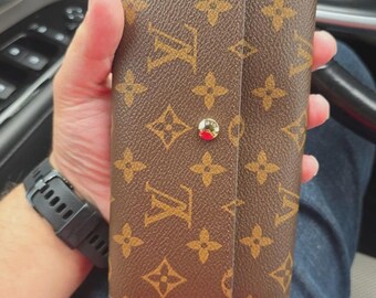 Pre-Owned Louis Vuitton Sarah Wallet Monogram Brown | Authentic Portefeuille Sarah Long Wallet |