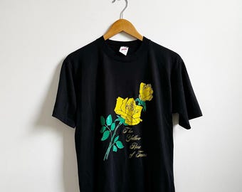 1980s Yellow Rose of Texas Tee | Size LG