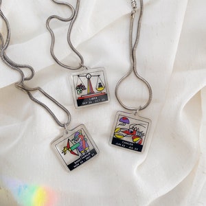 Vintage Whimsical Zodiac Necklaces