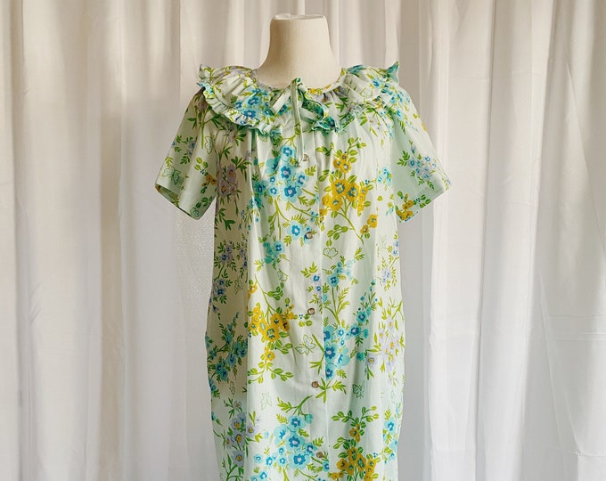 Bold Floral Housedress