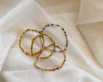Multicolored Beaded Bracelets