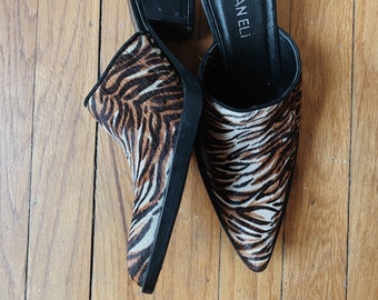 pony hair mules