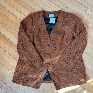 Vintage Camel Tweed Blazer | Size XL