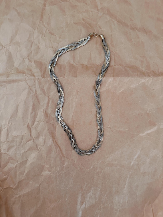 Braided Two Tone Chain