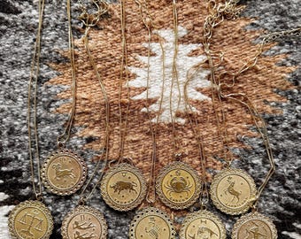 1970s Large Decorative Brass Pendants | Length: 18"