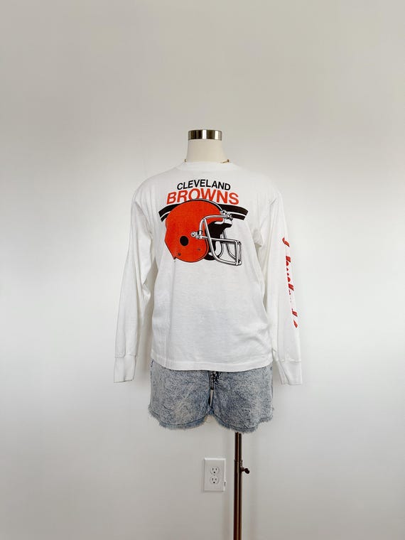 Vintage Cleveland Browns Long Sleeve Tee | Size LG