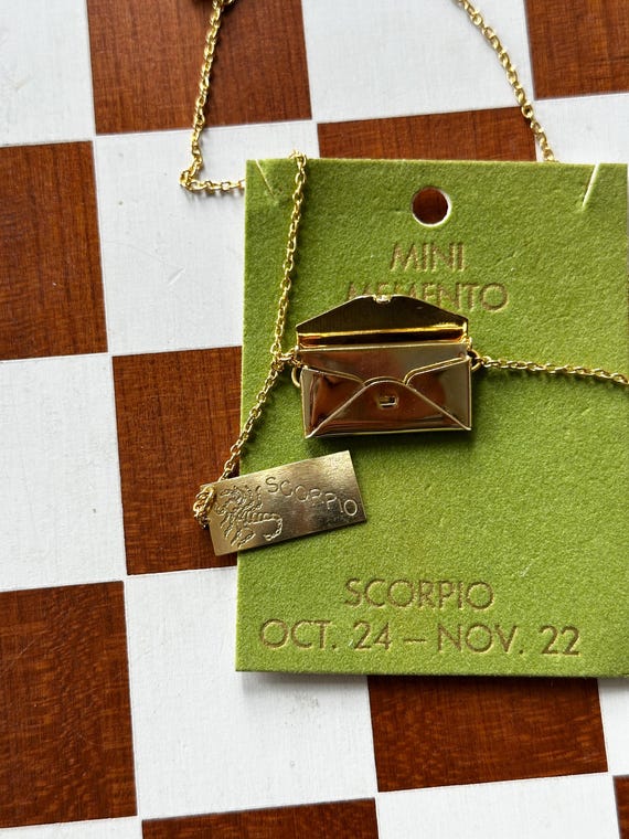 1970s Deadstock Zodiac Charm Necklaces | Length: 15"