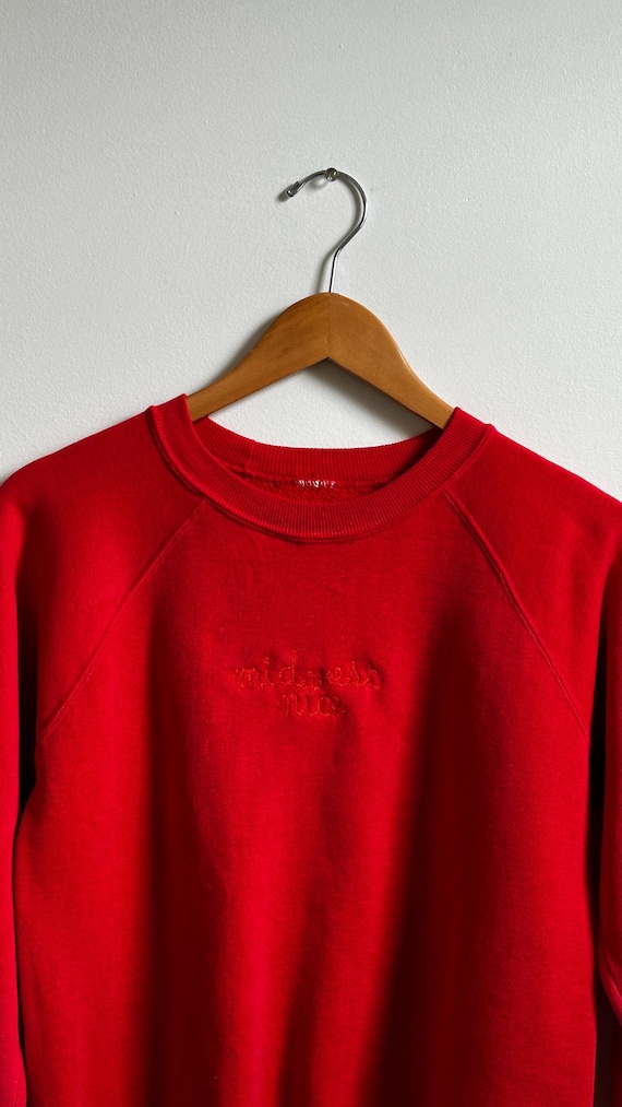 Midwest Nice Monochromatic Embroidered Sweatshirt