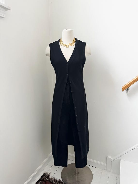 90s The Limited Long Ribbed Vest | Size XS