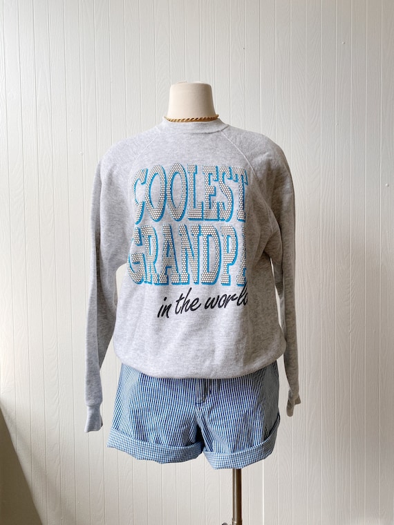 Vintage Coolest Grandpa Sweatshirt | Size XLG