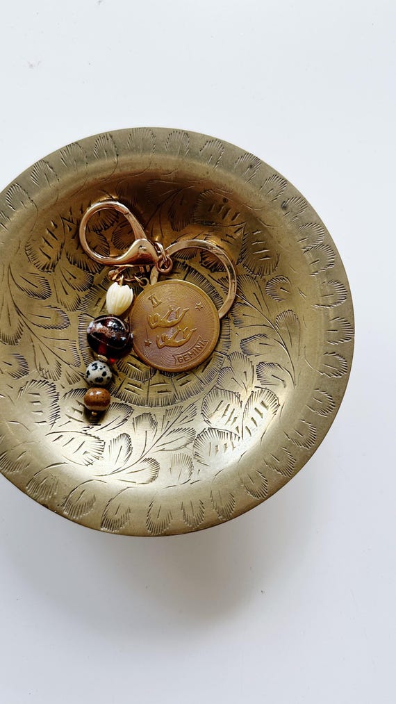 1970s Zodiac Bag Charm Keychain