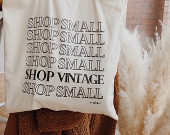 Shop Small Shop Vintage Tote