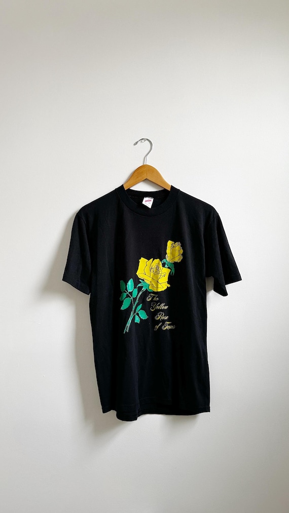 1980s Yellow Rose of Texas Tee | Size LG