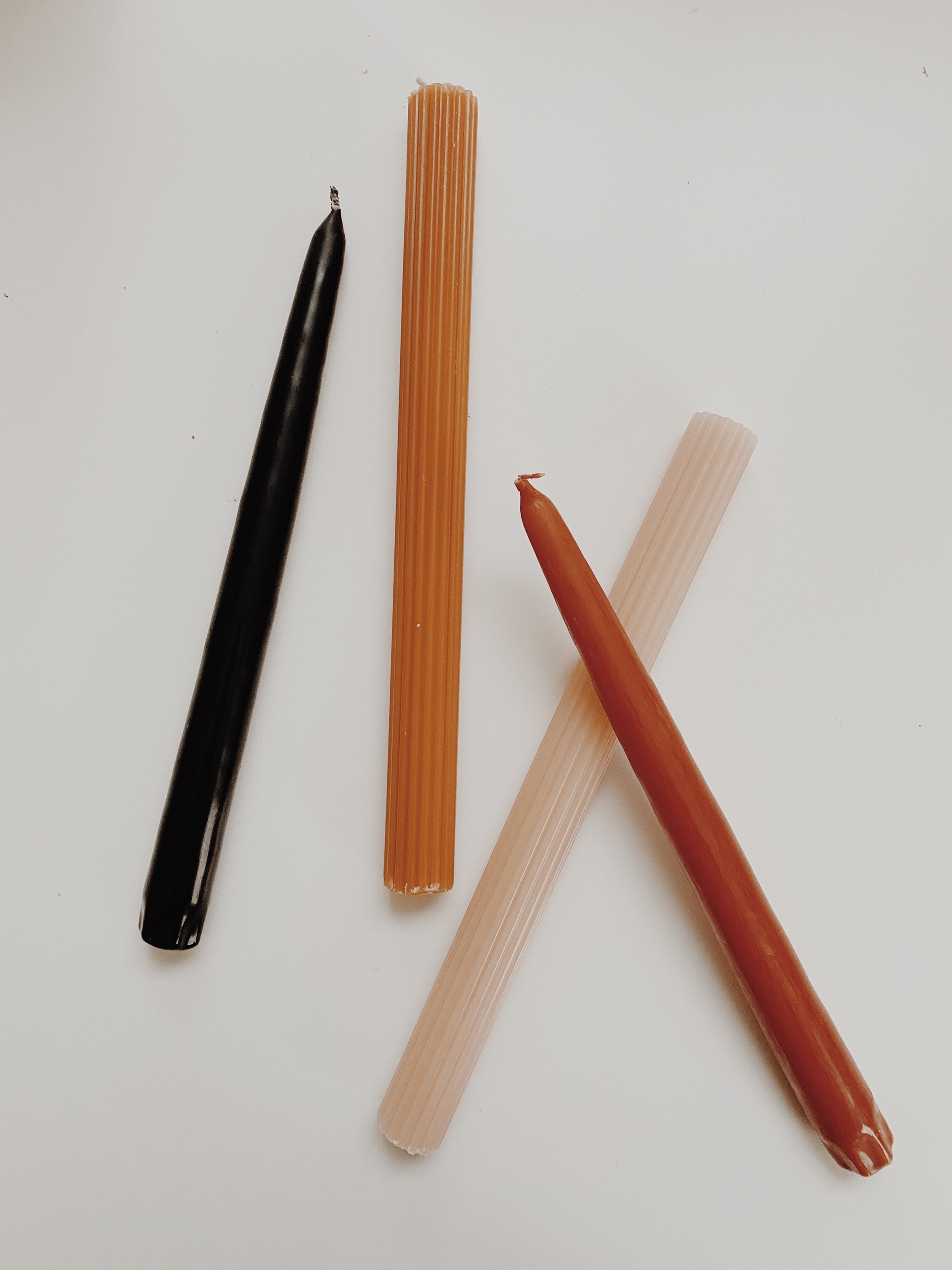 Taper Candles // Smooth or Ridged