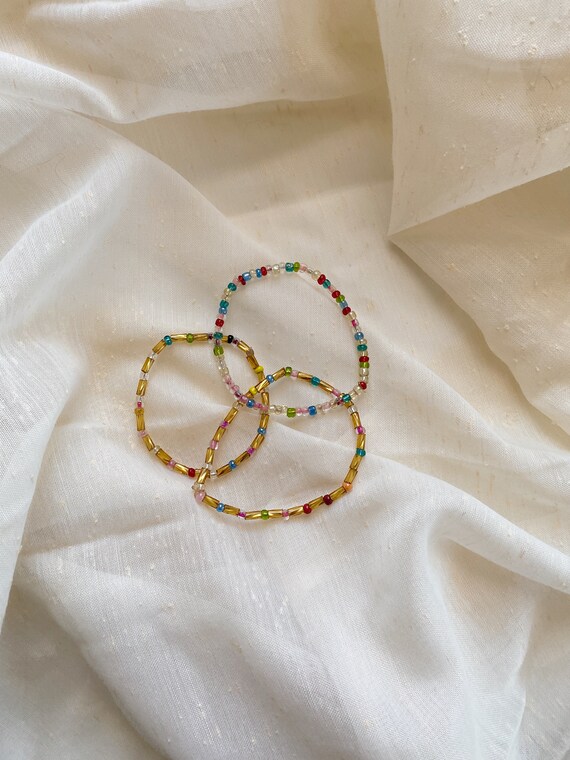Multicolored Beaded Bracelets - image 2