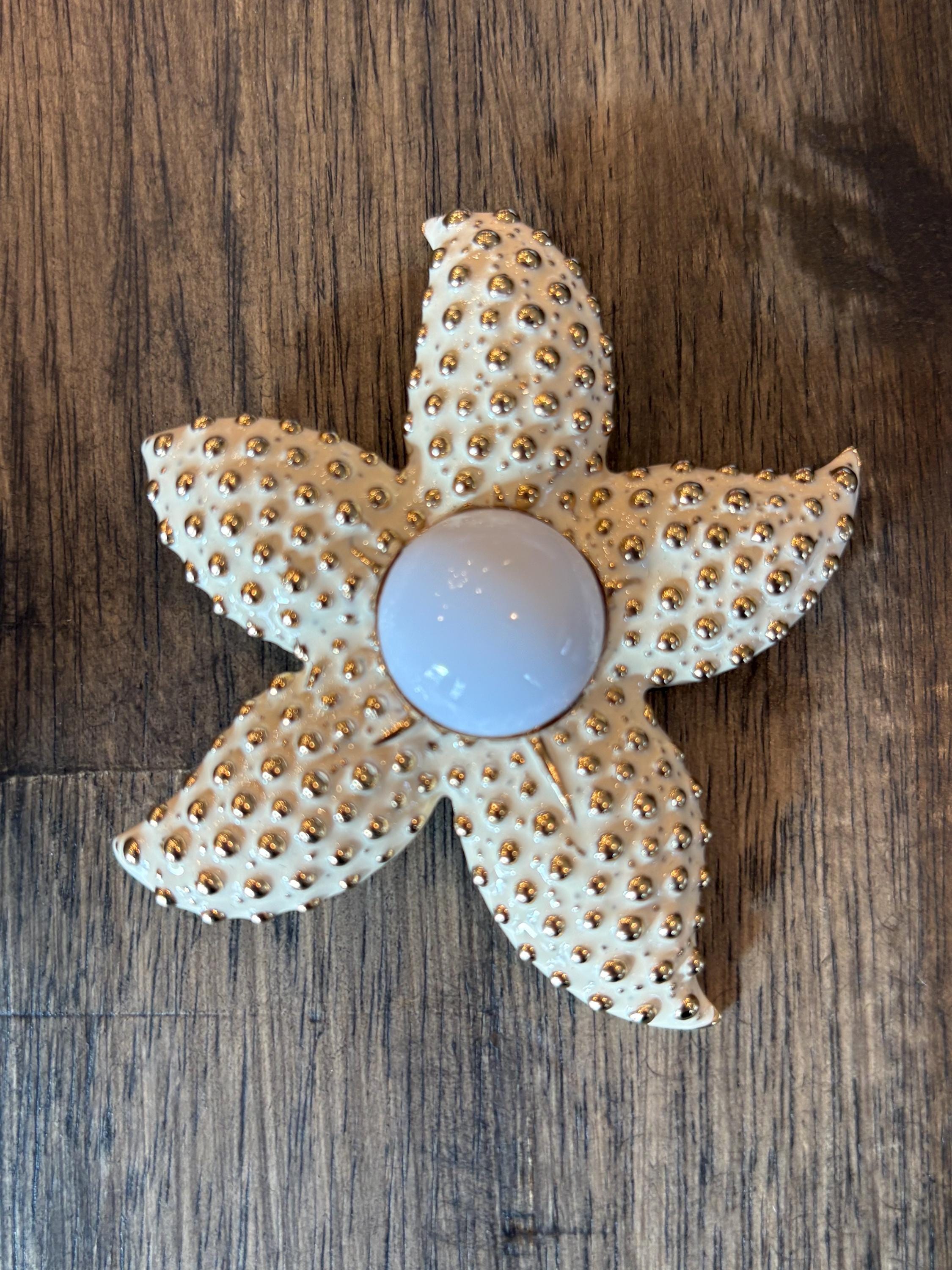 Kenneth Jay Lane Starfish Brooch - Etsy