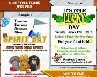 sale or advertisement fliers