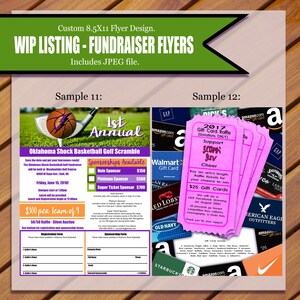 Custom Fundraiser Flyer