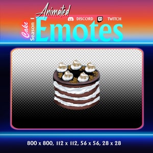 Cake Emote - You Need Some Cake - Animated Emote for Twitch and Discord