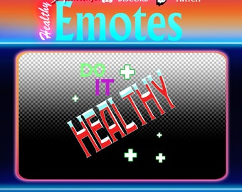 Do It Healthy Animated Emote for Twitch and Discord - DeputyDolly Inspired Emote