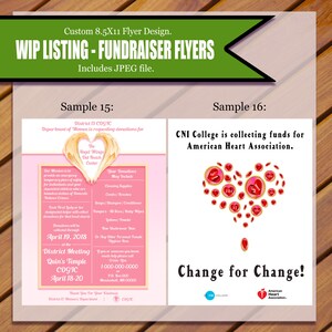 Custom Fundraiser Flyer