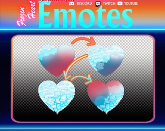 Frozen Heart - Emote animée pour Twitch, Discord et YouTube