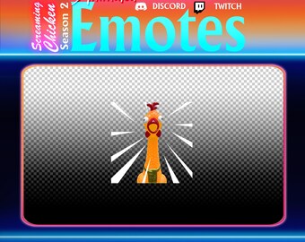 Screaming Chicken 2 - Emote animée pour Twitch et Discord