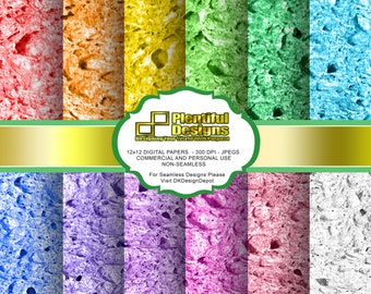 Porous Digital Paper, Sponge Texture, Texture paper,Scrapbook Paper,Planner Backgrounds