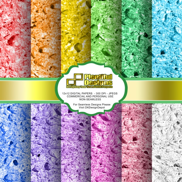 Porous Digital Paper, Sponge Texture, Texture paper,Scrapbook Paper,Planner Backgrounds