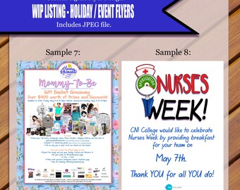 Custom Holiday/Event Flyer