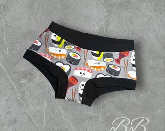 Small Women’s undies, elastic free ,Scrundies, undies, boy cut full coverage lingerie