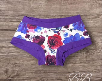 Small Women’s, elastic free,Scrundies, undies, boy cut full coverage lingerie