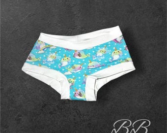 Small Women’s, elastic free,Scrundies, undies, boy cut full coverage lingerie