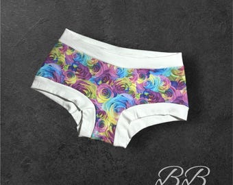 Small Women’s undies, elastic free ,Scrundies, undies, boy cut full coverage lingerie