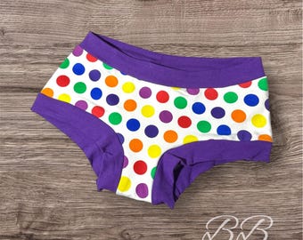 Small Women’s, elastic free,Scrundies, undies, boy cut full coverage lingerie