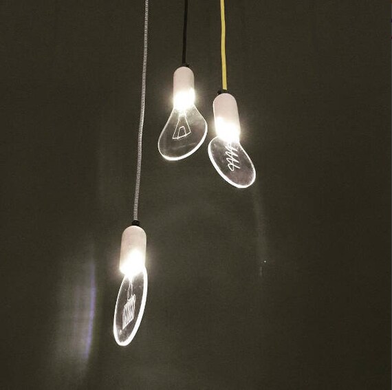 Kapsulite Trio Lamp Carbon Bulb Take Off Decorative Ceiling Lamps Pendant Lights Led Bulbs