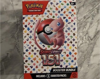 Pokemon Scarlet Violet 151 Bundle 6 Factory Sealed English Booster Packs Collectible TCG