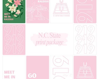 Arte de parede da NC State - Impressões para download