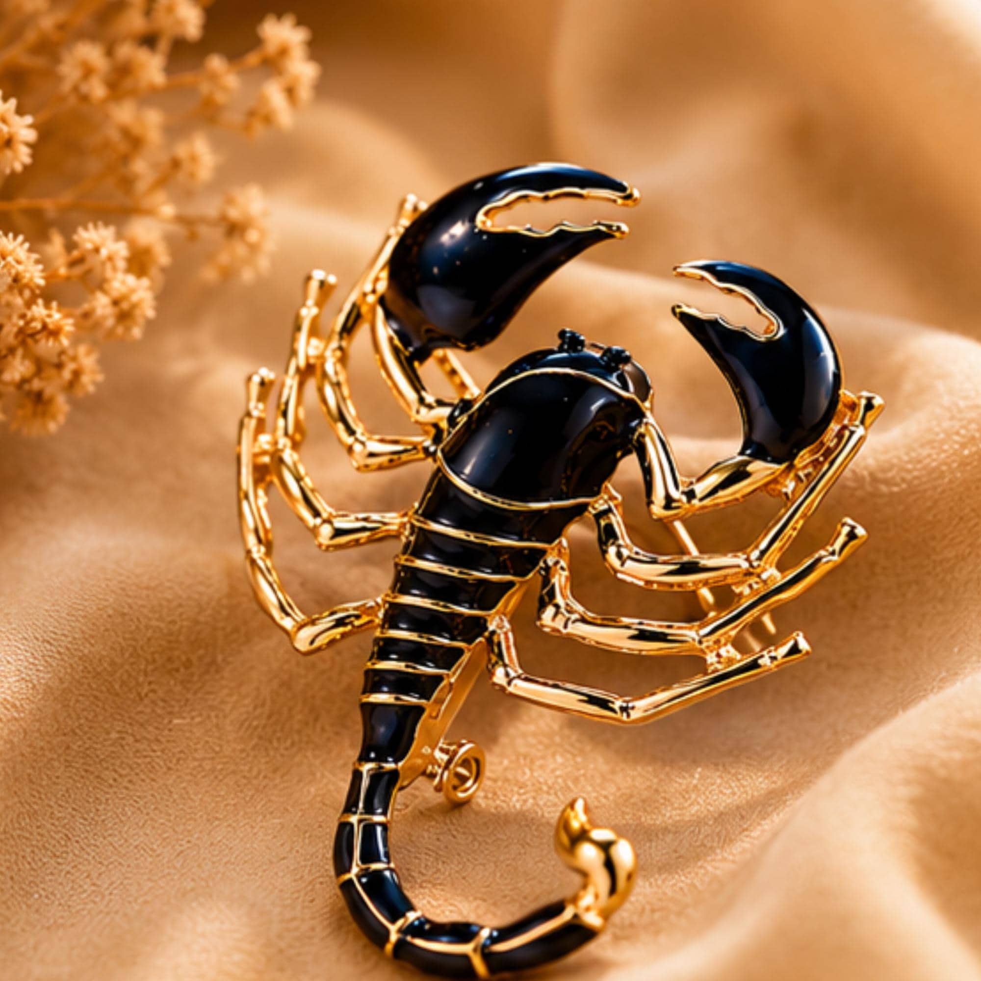224 ブローチシリーズスコーピオンシルバー系 ピアスorイヤリング Brooches Scorpio - Etsy